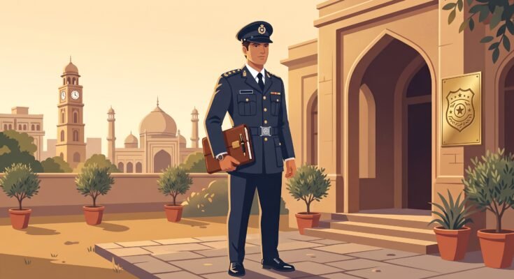Applicant completing online application for Sub Inspector jobs in Punjab Police