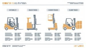 Different forklift equipment types for operator jobs