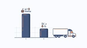 Owner operator trucking jobs gross revenue versus net income comparison.