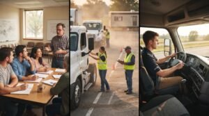 Comparing community college, private school, and carrier-sponsored CDL training